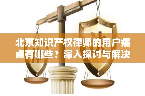 北京知识产权律师的用户痛点有哪些？深入探讨与解决方案