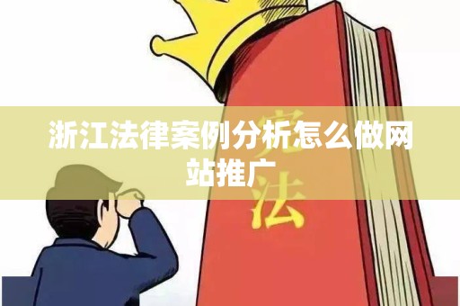 浙江法律案例分析怎么做网站推广