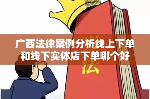 广西法律案例分析线上下单和线下实体店下单哪个好