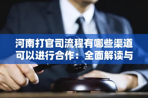 河南打官司流程有哪些渠道可以进行合作：全面解读与实践指南