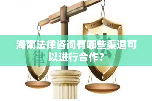 海南法律咨询有哪些渠道可以进行合作？